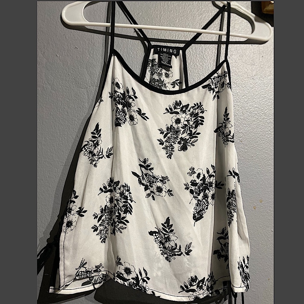 Racer back White Blouse
